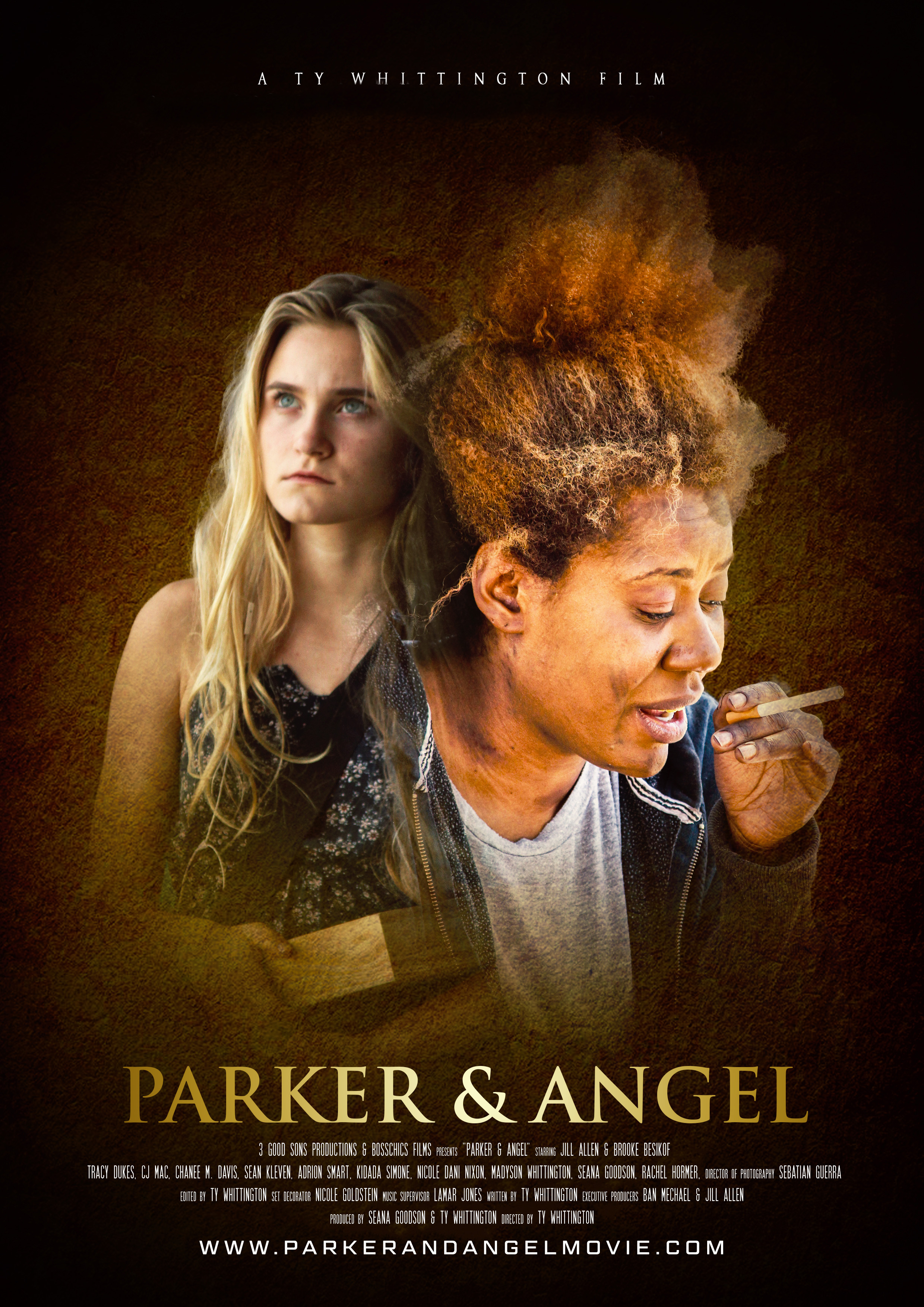 "Parker & Angel" promotional poster