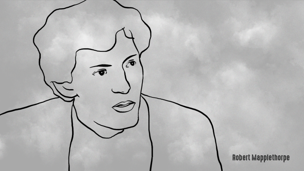 Promotional image from the film "The Phantasmagoria of Offense: The Male Version" by Jess Irish