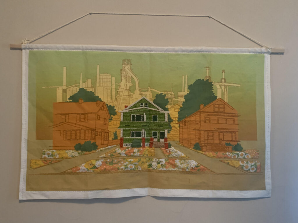 Image of Rust Belt Street - work sample for "Being Pushed Down by Shadow" by Ashley Gerst