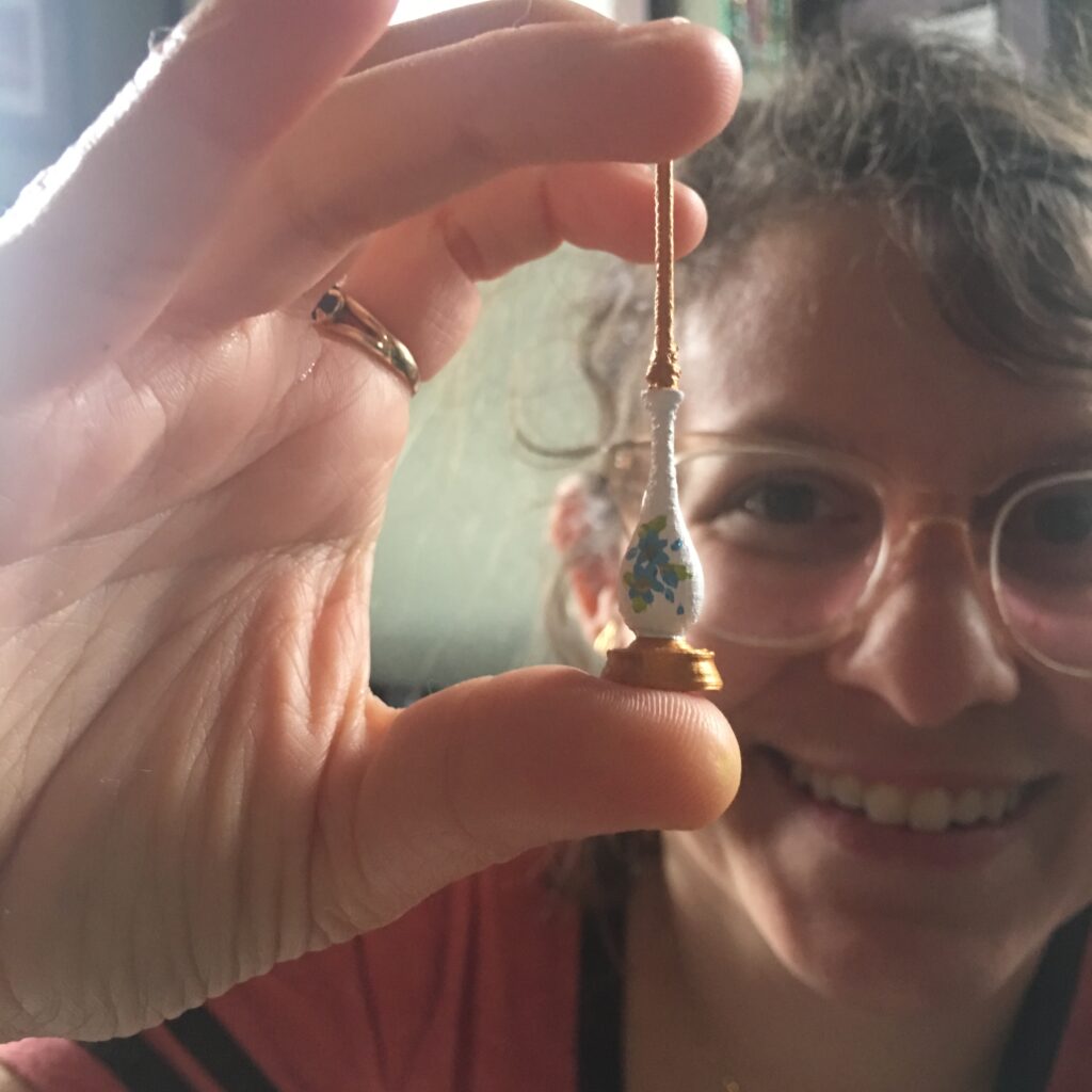 "Bedroom Set Construction" Work-in-progress image for the film "The Spirit Seam" by Ashley Gerst