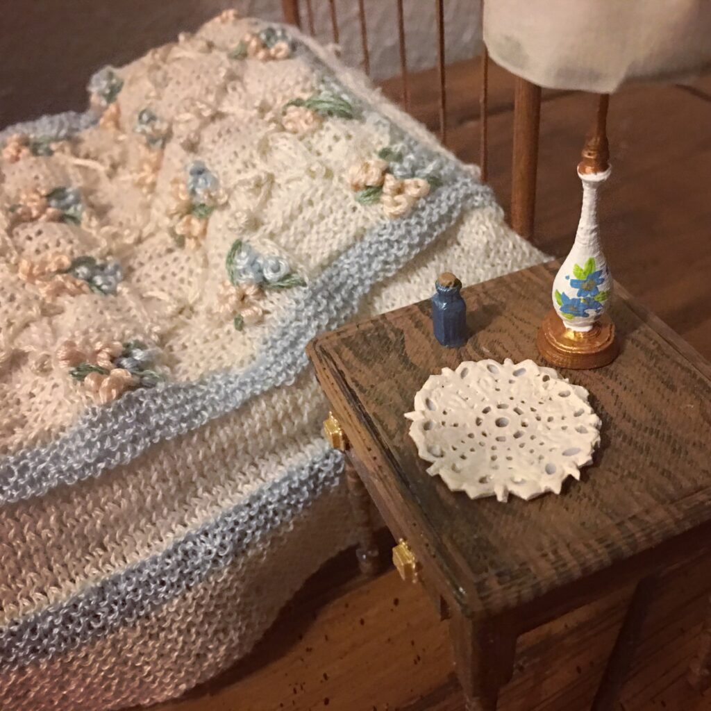 "Bedroom Set Construction" Work-in-progress image for the film "The Spirit Seam" by Ashley Gerst