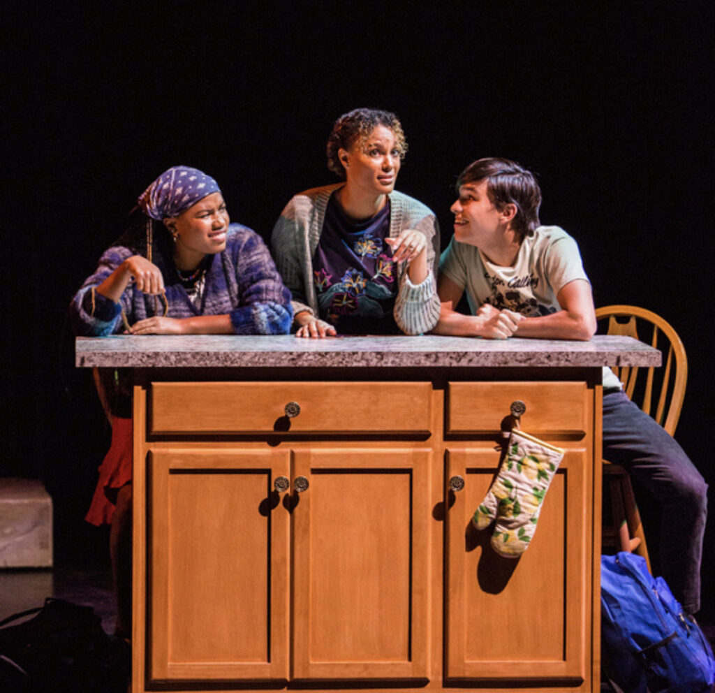 Rebecca L. Hargrove (center) as Mrs. Webb in Our Town Baltimore Center Stage. Photo Credit: Jill Fannon Photography